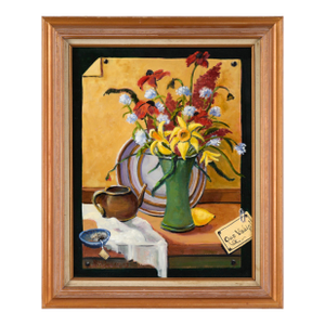 "Quo Vadis" Trompe l'Oeil Still Life by Richard M. Bacon