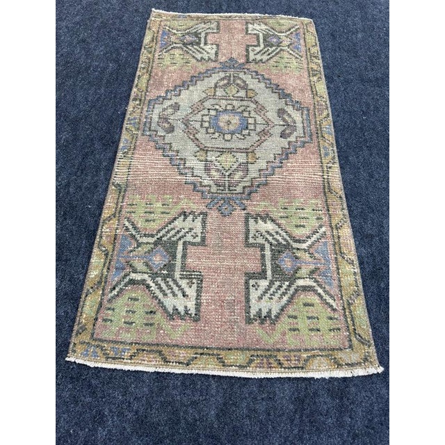 Turkish Yastik Rug 1'7" x 3'3" #24359 Explore a curated collection of hallway runners, wool rugs, and handmade...