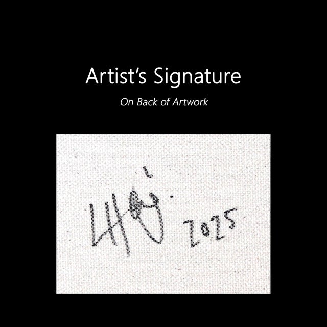 Blue Soft Summer - Large Contemporary Abstract Textured Cool Tone Landscape Original Artwork by Lee Herring For Sale - Image 8 of 8