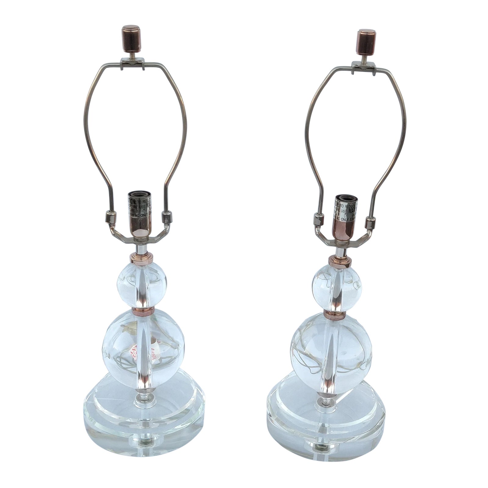 Vintage Mid 20th Century Hollywood Regency Glass Ball Style Dresser