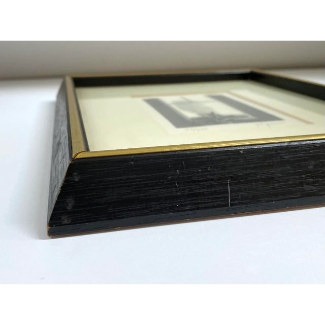 1970s 1970s Robert Kipniss Signed & Numbered Original Lithograph ‘The Open Window’ For Sale - Image 5 of 9