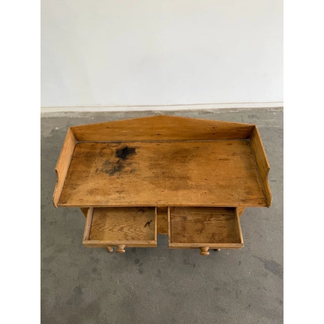 1940s Pine Console For Sale - Image 4 of 18