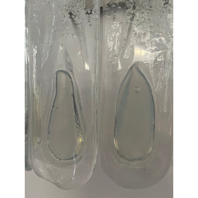Mid-Century Modern Italian Iridescent Murano Wall Sconces from Mazzega, 1970s, Set of 3 For Sale - Image 12 of 18