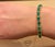 16 Carat Natural Emerald Cocktail Tennis Bracelet 14 Karat Yellow Gold For Sale - Image 10 of 18