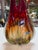 Murano Sommerso Glass Ewer Vase in Amber and Ruby, Italy, 1960s For Sale In Los Angeles - Image 6 of 9