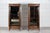 Walnut Faux Bamboo Glazed Display Cabinet For Sale - Image 4 of 18