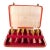1950s Gold and Silver Dessert Spoons From I. Magnin in Red Case - Set of Six For Sale