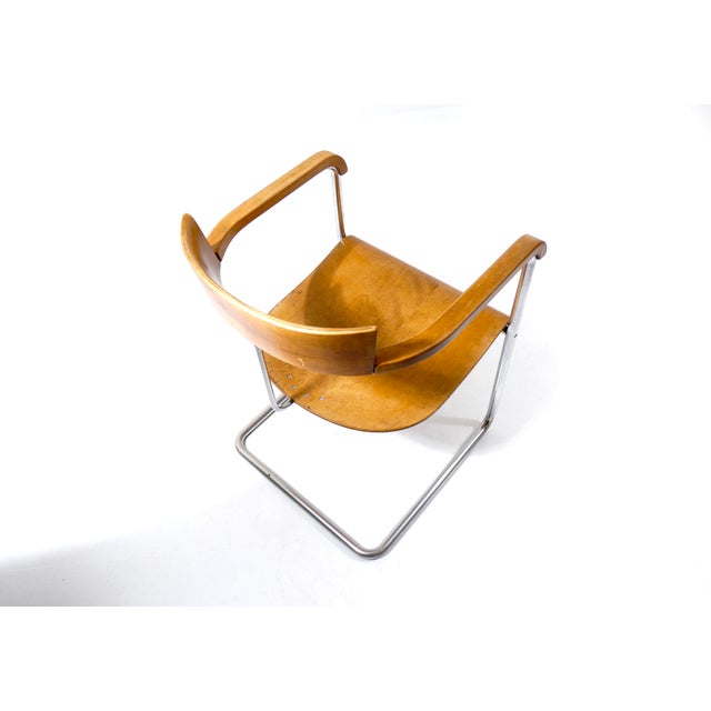 The "h-128" armchair by czech designer jindřich halabala is an iconic example of czechoslovakian functionalism from the...