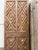 Antique Rustic Chevron Hand-Carved Spanish Style Wooden Doors 80x30 For Sale In Orlando - Image 6 of 7