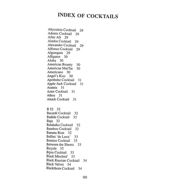 Traditional "Harry's Abc of Mixing Cocktails 369 Famous Cocktails" 2006 Macelhone, Harry For Sale - Image 3 of 9