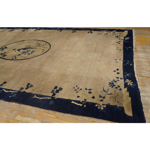 Early 20th Century Chinese Peking Carpet ( 9'3'' x 14'3'' - 282 x 435 ) For Sale - Image 4 of 9