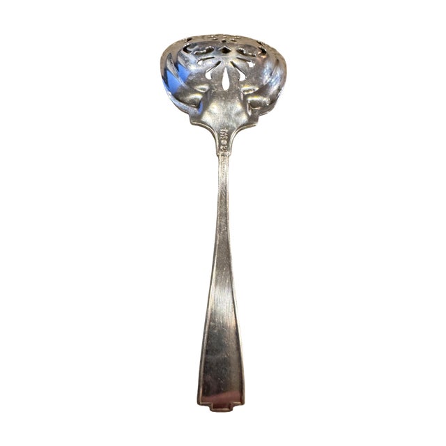 Antique Gorham Sterling Silver "Etruscan" Bon Bon Spoon For Sale In Detroit - Image 6 of 6