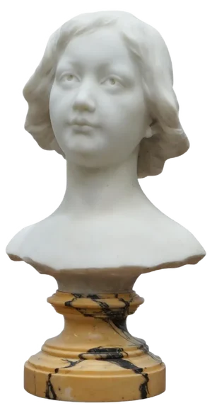 Napoleon III French Solid Marble Bust