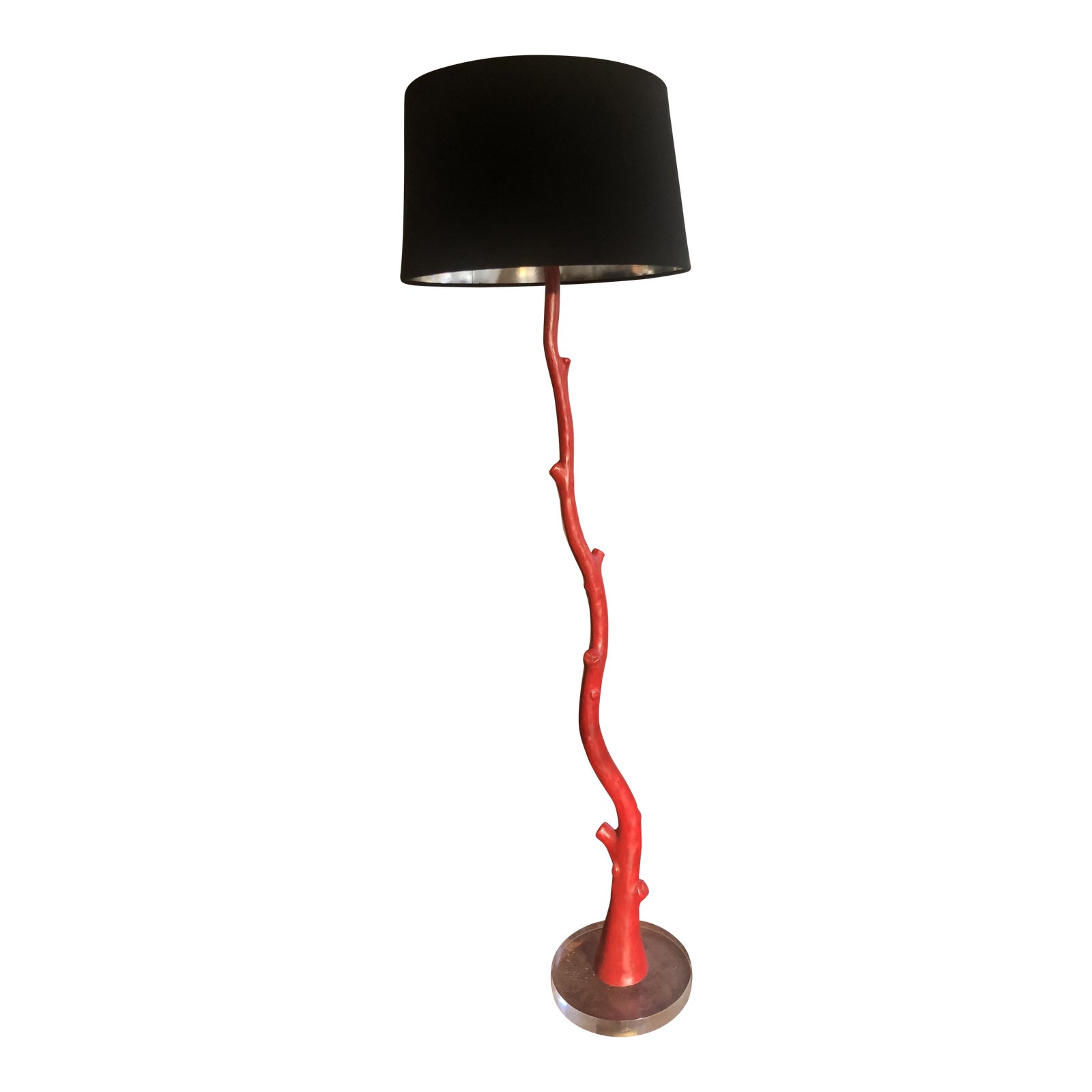Arteriors Red Coral Floor Lamp With Shade Chairish