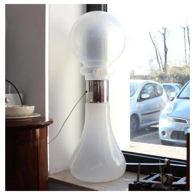 Glass Floor Lamp from Mazzega, 1970 For Sale - Image 7 of 7