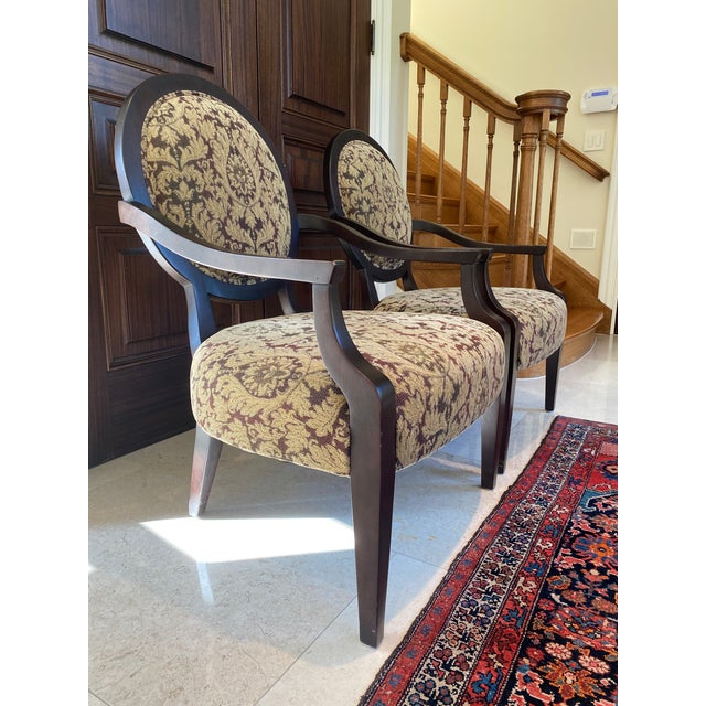 Contemporary Bernhardt Black Chairs - a Pair For Sale In Detroit - Image 6 of 13