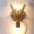 Gold Tubular Crystal Glass Wall Lamps from Venini, Italy, 1970s, Set of 2 For Sale - Image 8 of 11
