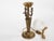 Brass 1960s Italian Neoclassical Brass Lamp With Cherubs & Opaline Globe – Expertly Restored For Sale - Image 8 of 10