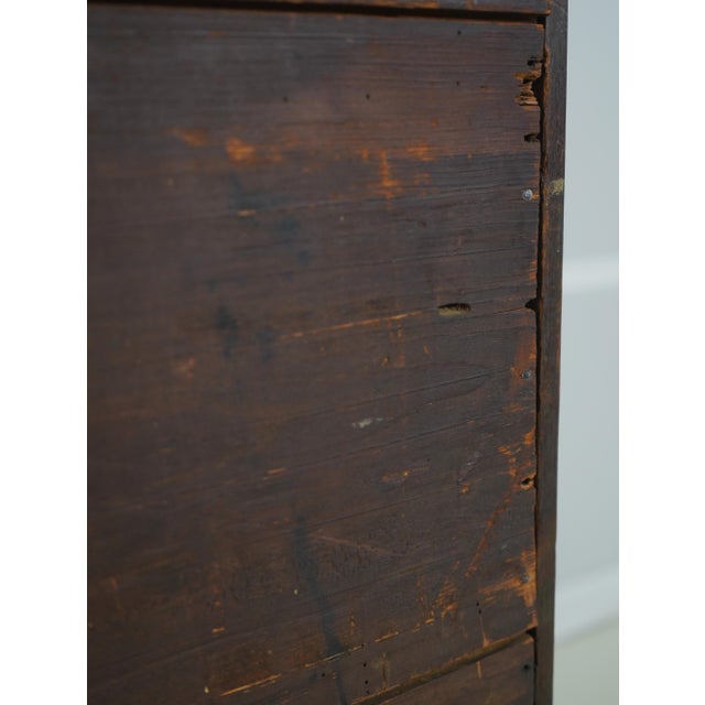 19th C. American Made Cherry Wood Chest of Drawers For Sale - Image 15 of 16