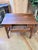Mid 20th Century Vintage Mission Oak Arts & Crafts Writing Desk With Stretcher Shelf For Sale - Image 5 of 9
