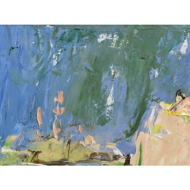 American Rocky Outcropping and Bathers at the Swimming Hole - Landscape by Tyler Micoleau For Sale - Image 3 of 9