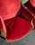 Henredon Henredon Traditional Cranberry Velvet Lounge Chair Pair For Sale - Image 4 of 13