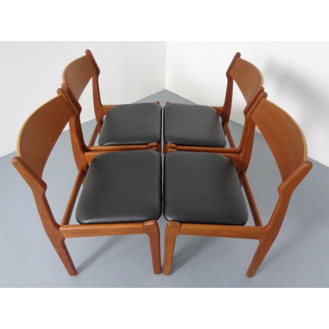 Wood Teak Dining Chairs by Erik Buch for Od Møbler, Denmark, 1960s, Set of 4 For Sale - Image 7 of 12