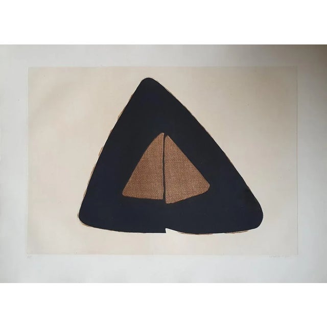 Conrad Marca-Relli, Composition 14 1977, Etching on Guarro Paper For Sale - Image 7 of 7