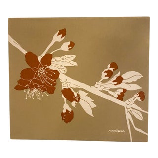 1970s Marushka Screenprint of Flowers For Sale