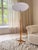Mid-Century Birch Wood and Brass Floor Lamp from Bergboms, Sweden, 1960s For Sale - Image 10 of 12