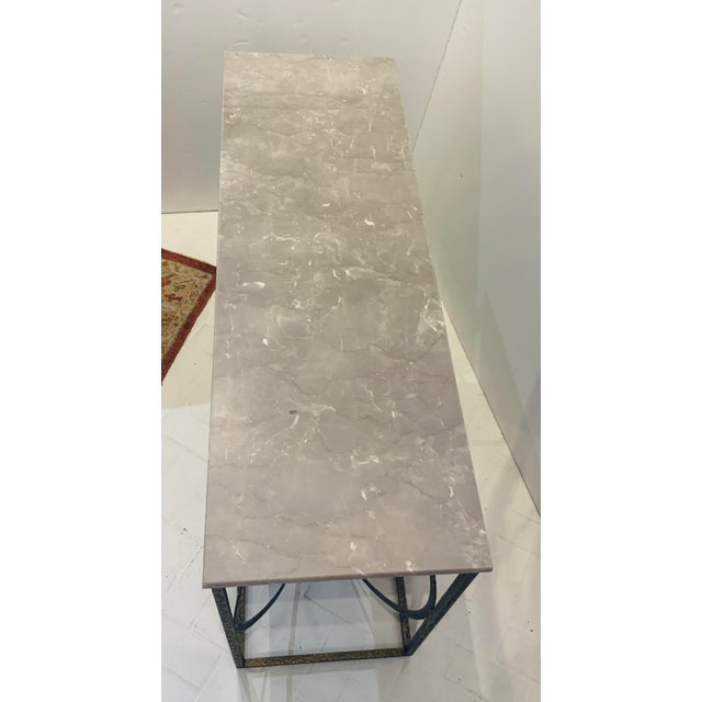 Modern Interlocking Circles Console Table | Chairish