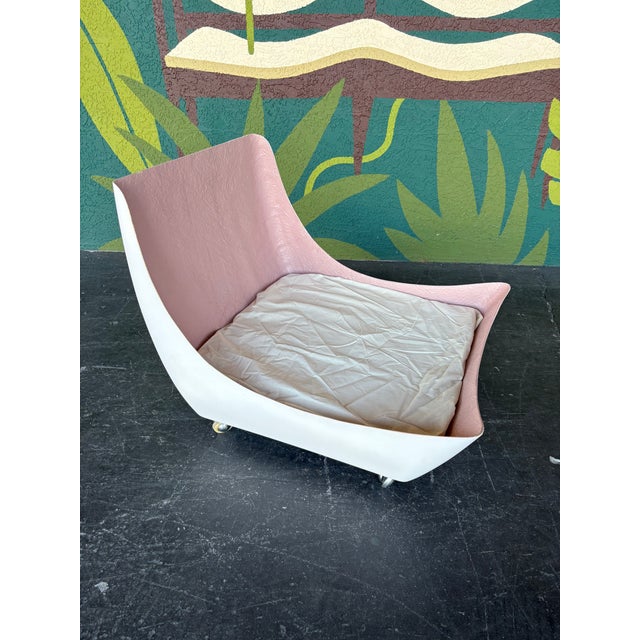 Textile Space Age Lounge Chair For Sale - Image 7 of 8