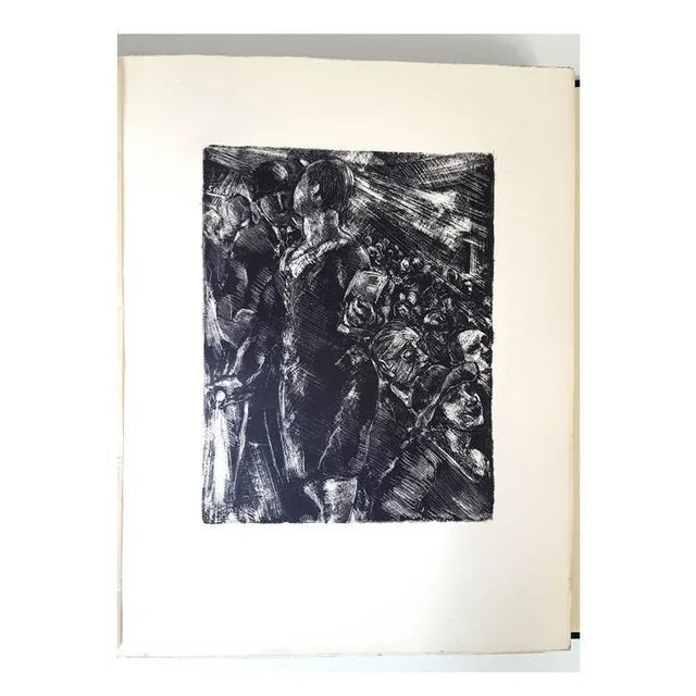 Moreau - Paris, At The Cinema - Original Etching Dimensions : 13 x 10''. Paper : Rives vellum. Edition : 225 copies. 1927...