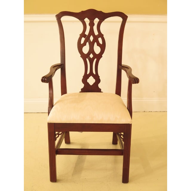Ethan Allen Knob Creek Chippendale Cherry Dining Room Chairs Set of 6 Chairish