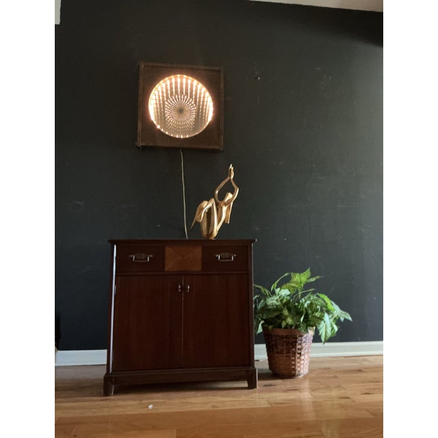 Vintage Mid-Century Modernist Solid Brass Abstract Female Sculpture, Signed and Numbered For Sale - Image 10 of 12