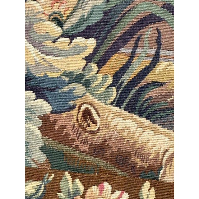 Vintage French Aubusson Tapestry, 1940s For Sale - Image 14 of 18
