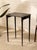 Black Vintage Chinoiserie Black Lacquer Side Table With Hand-Painted Asian Scene For Sale - Image 8 of 10