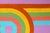 2026, Color Field Painting in Vivid Tones on Watercolor Paper, Triple Loop For Sale - Image 9 of 10