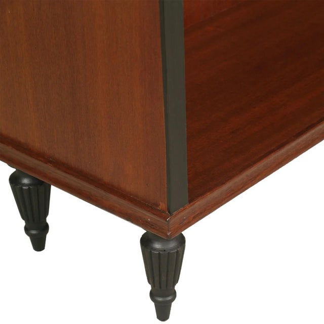 Brown Italian Art Deco Mahogany Bookcase, 1930s For Sale - Image 8 of 10