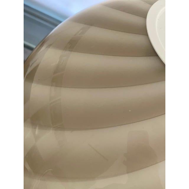 Early 21st Century Beige and White Sphere Pendant Lamp in Murano Glass by Simoeng For Sale - Image 5 of 14