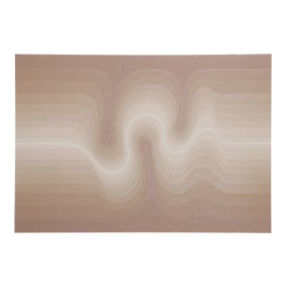 Roy Ahlgren, "Stratification", Op Art Screenprint For Sale