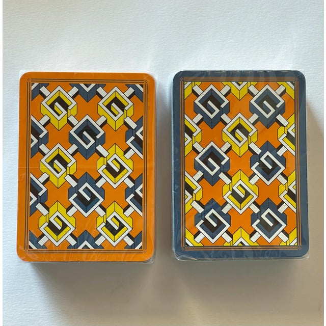 GUCCI Geometric G Briefcase Poker Card Game Set For Sale - Image 12 of 12