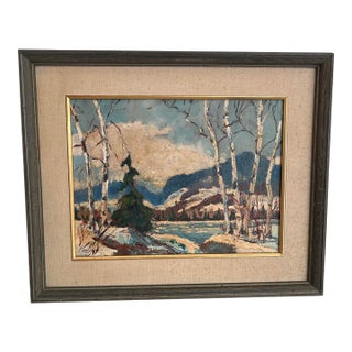 Marvin Mangus Alaskan Landscape Oil, Signed For Sale