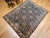 Vintage Persian Malayer Area Rug, Hand-Knotted Wool, Geometric Pattern, 5x7, Navy & Ivory For Sale - Image 14 of 18