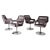 Mid-Century Italian Swivel Chairs, Set of 4 For Sale - Image 10 of 18