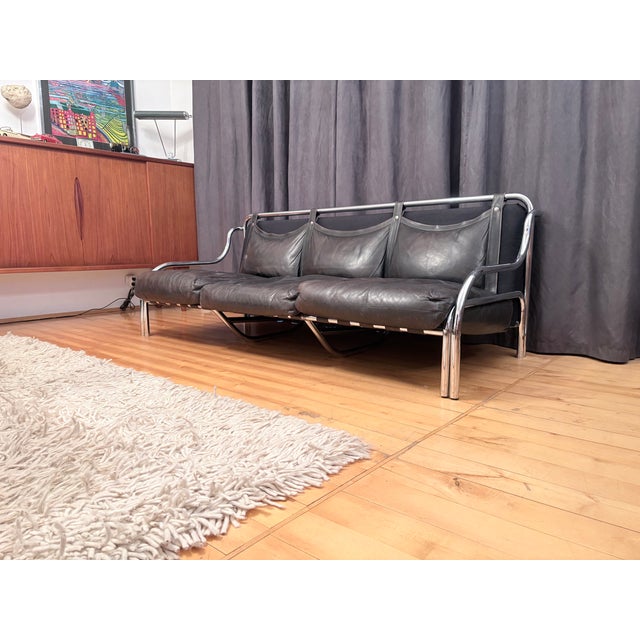 Stringa 3-Seater Sofa by Gae Aulenti for Poltronova, Italy, 1960s For Sale - Image 15 of 16