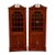 Pair of Towering Antique Corner Cabinets For Sale