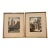 Pair of Signed Mid-Century Hand-Colored German Etchings of Rothenburg Ob Der Tauber | Ernst Geissendörfer & Albert Wiese For Sale