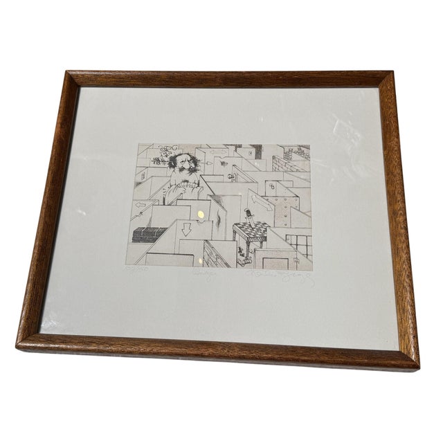 Charles Bragg Charles Bragg Seven Deadly Sins Signed Engraving Print - Anger For Sale - Image 4 of 5