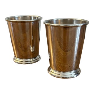 Vintage Sheridan Silverplate Julep Cups - Set of 2 For Sale